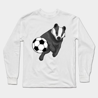 Honey badger Soccer player Soccer Long Sleeve T-Shirt